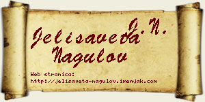 Jelisaveta Nagulov vizit kartica